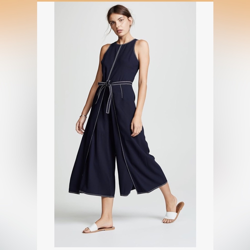 NWT! Mairead Split-leg Jumpsuit In Midnight Navy -Size 6